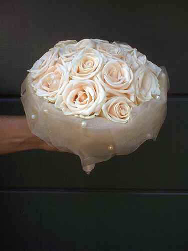  Bouquet rose bianche.. - 3