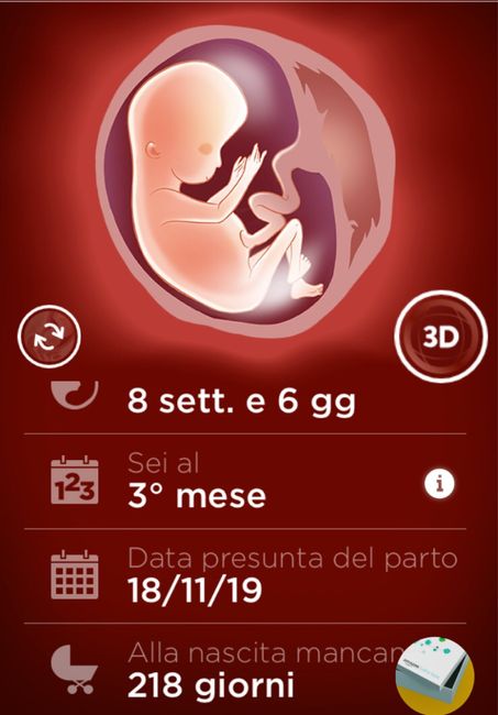 Benvenuto terzo mese 😍😍😍😍🤰🤰🤰chi come me?? - 1