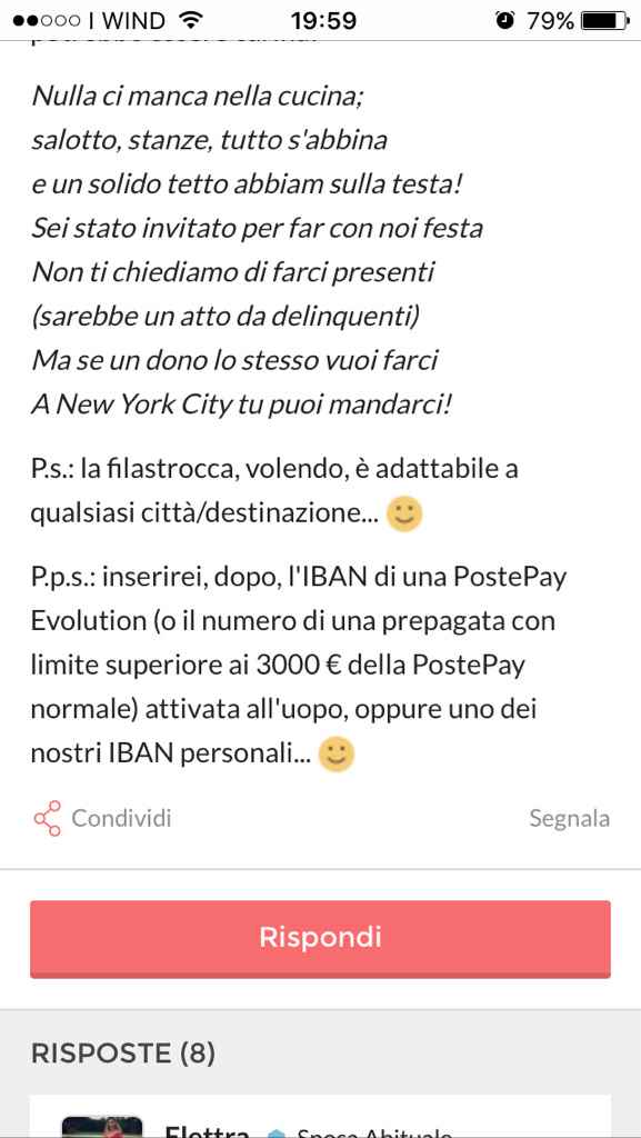 Biglietto regalo nozze - 3