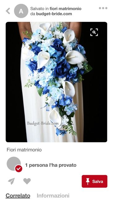 Voglio un bouquet con il blu! - 1