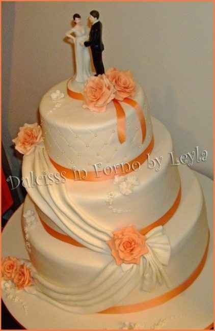 torta i colori del mio matrimonio