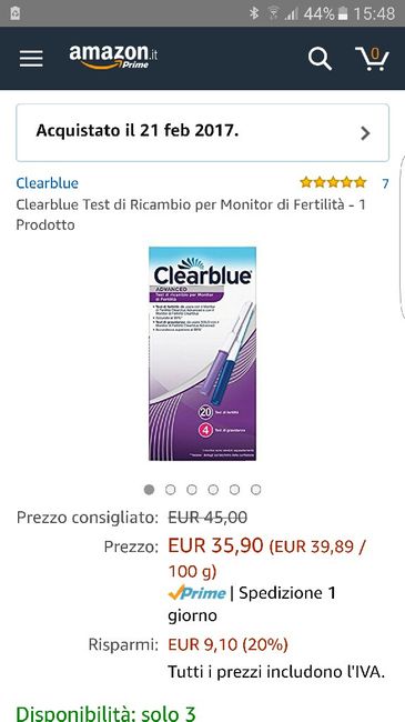 Clearblue vs canadesi: ovulation test - 1