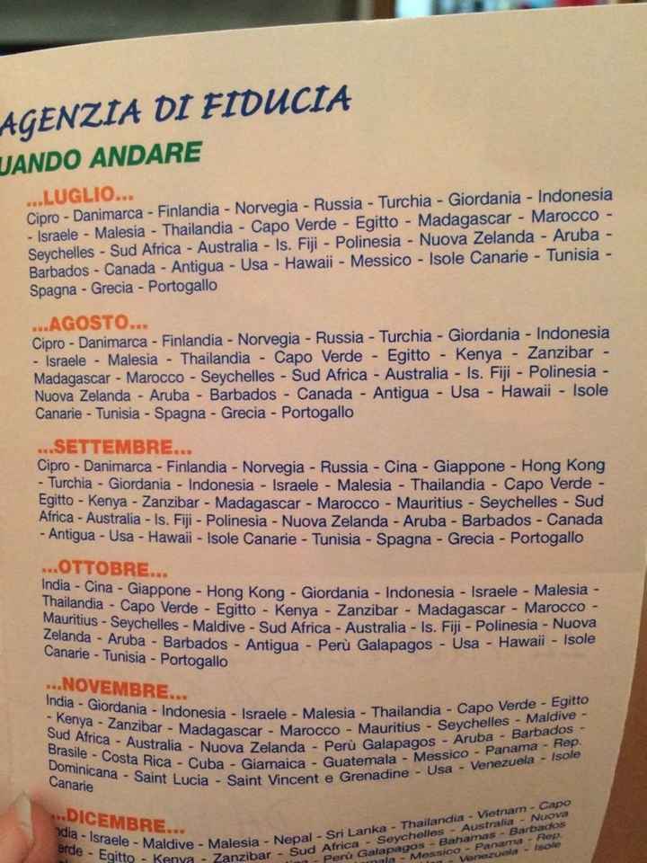 Idee per viaggio di nozze a luglio?? - 1