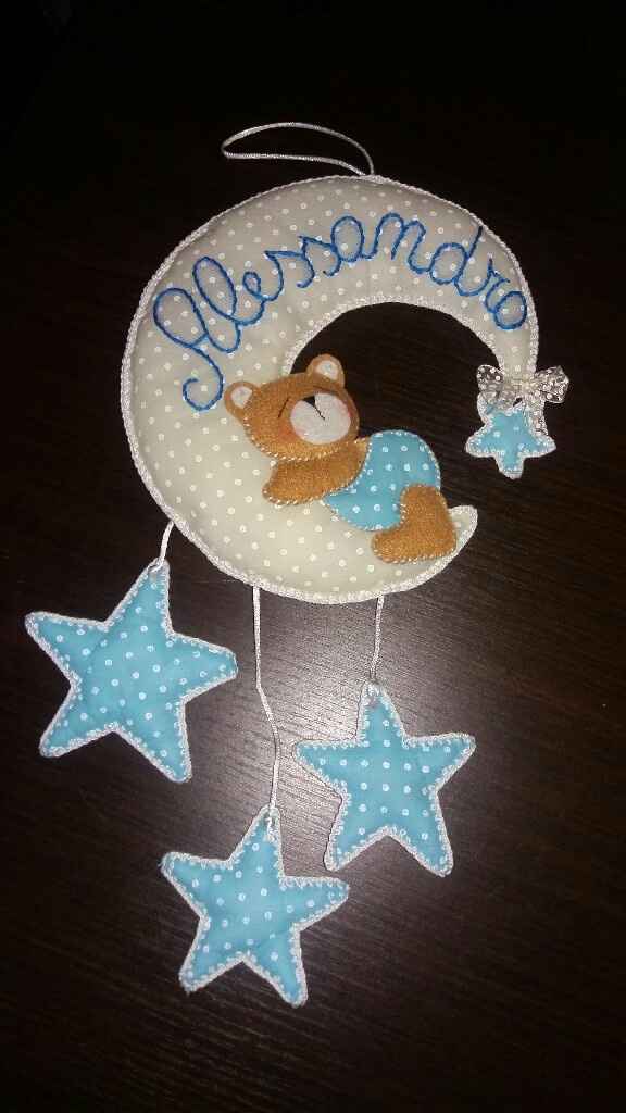  Fiocco nascita fatto a mano da me!! 💙 - 1