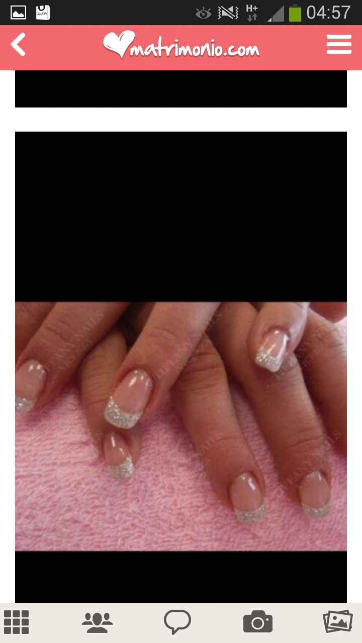 Foto unghie con gel per sposa - 1