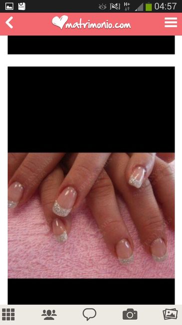 Foto unghie con gel per sposa - 1
