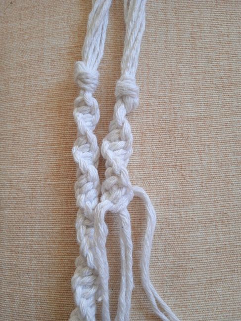 Foglie in macrame 2