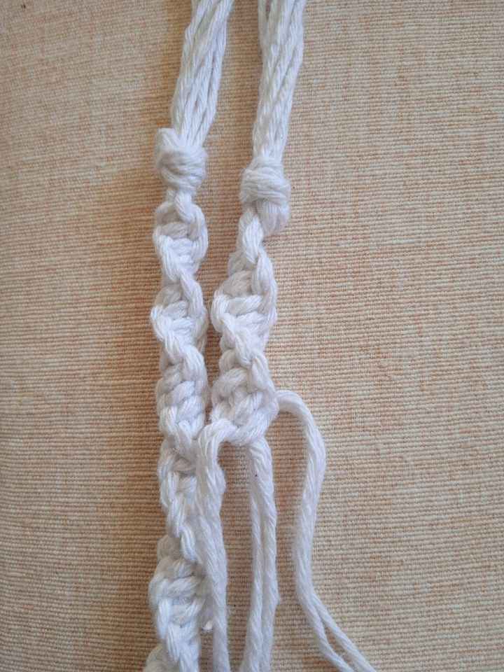 Foglie in macrame - 2