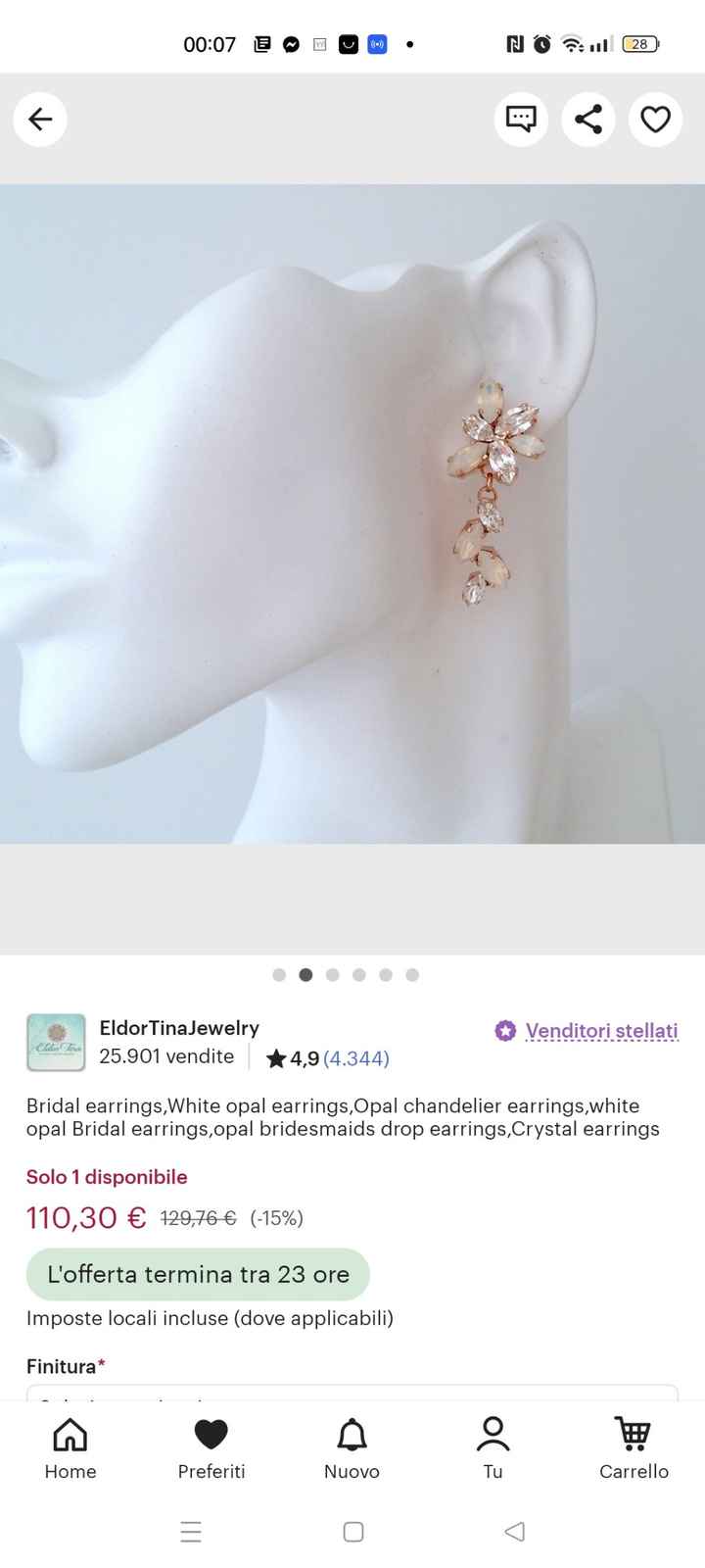 Orecchini sposa - 1