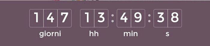 Quanto segna il vostro countdown? - 1