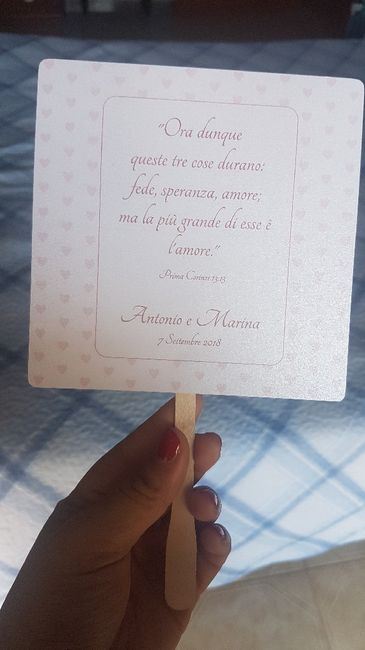 Segnaposto e ventagli 😍 - 2