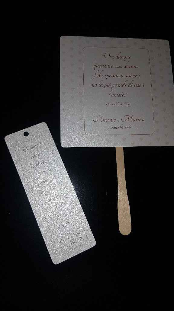 Segnaposto e ventagli 😍 - 1