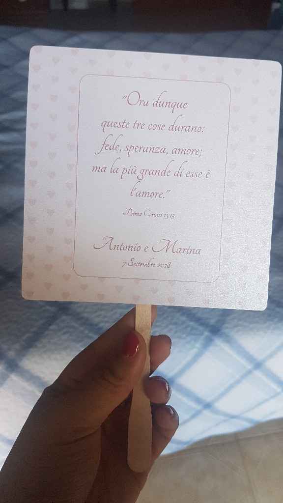 Segnaposto e ventagli 😍 - 2