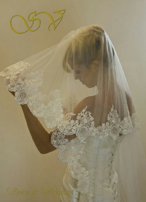 Velo da sposa alla francese - 2
