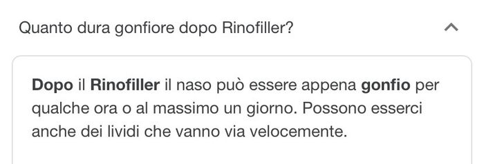 Rinofiller a meno di un mese dal matrimonio - 1