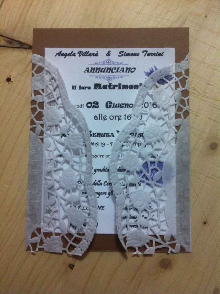 Prova partecipazione shabby chic - 1