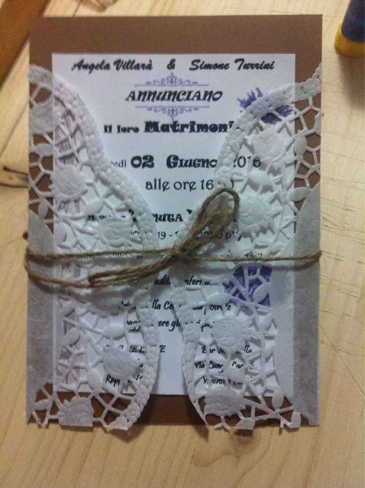 Prova partecipazione shabby chic - 2