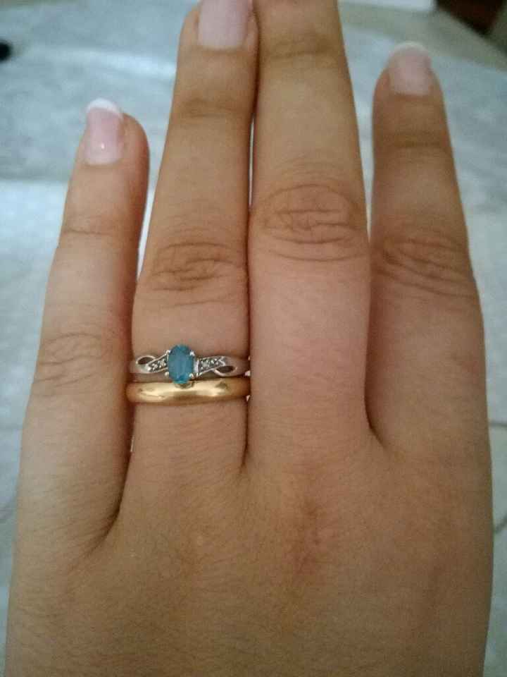 Anello di fidanzamento e fede - 1