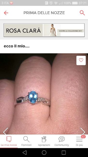 Anello 💍 di fidanzamento - 1