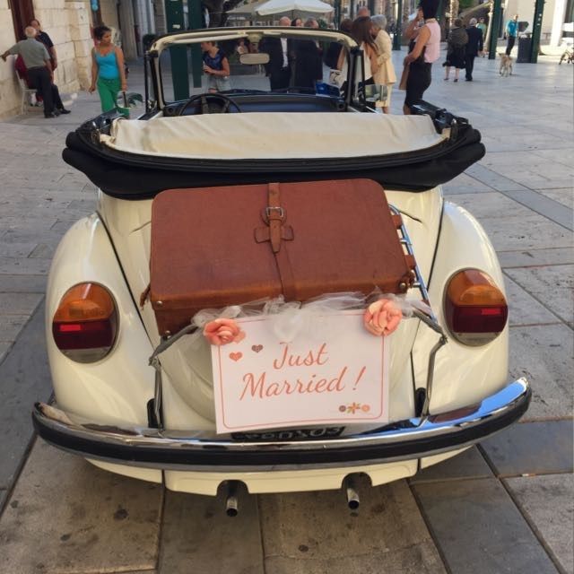 Cartello AUTO - 'Just Married' 