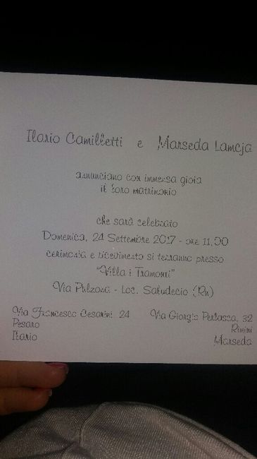 Partecipazioni per matrimonio civile - 1