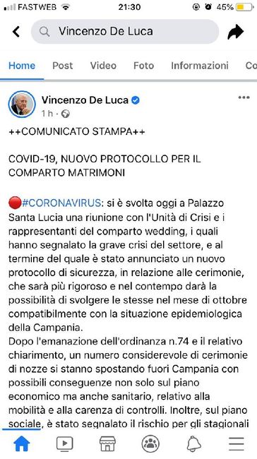 Ordinanza n.75 campania di deluca....restrizioni 2