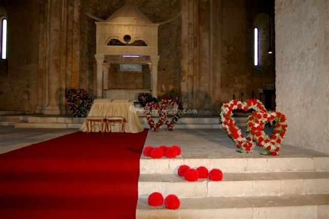 Allestimenti a forma di cuore