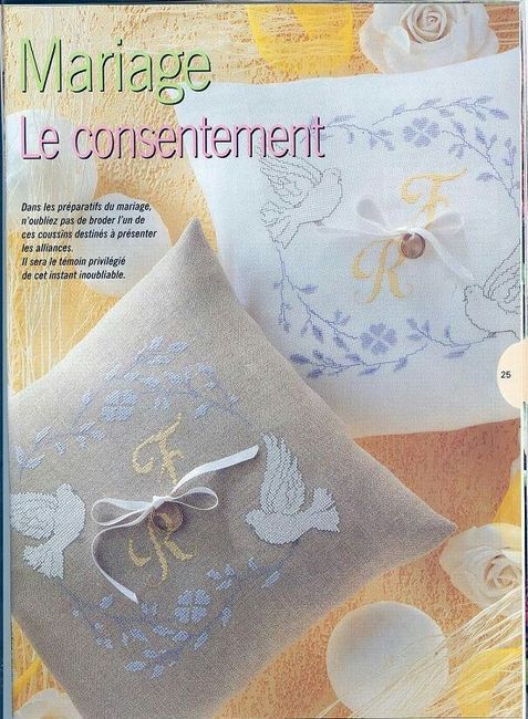 Ho bisogno di voi .. cuscino portafedi - 3