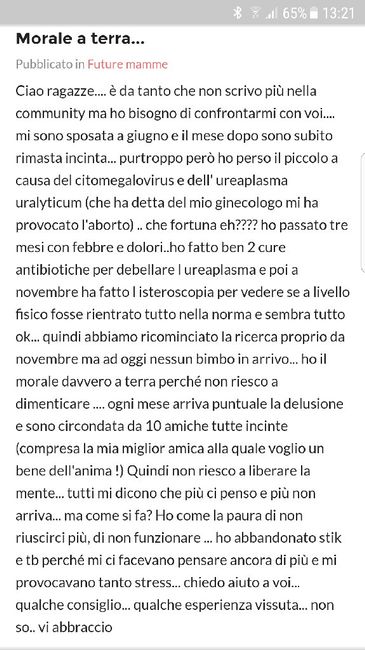Dopo l'aborto... tante nuove consapevolezze - 1