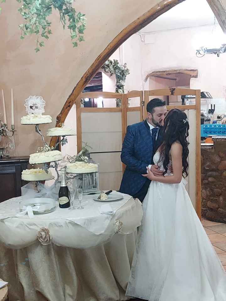 Foto addobbi tavolo sposi e torta - 3