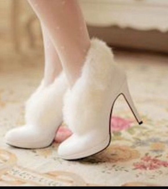 Scarpe inverno sposa