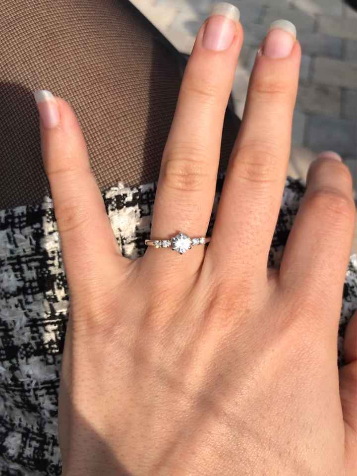 Che tipo di anello hai ricevuto alla proposta? - 1