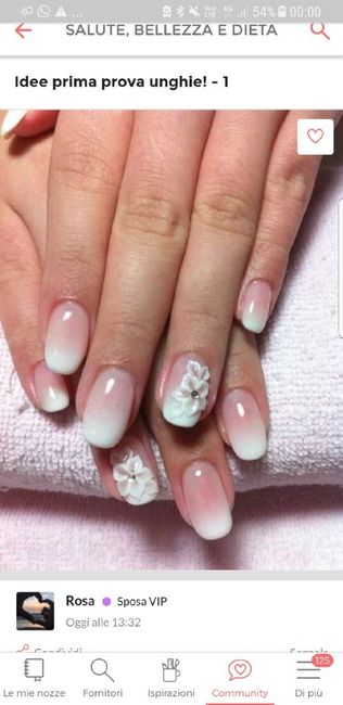 Prima prova unghie. - 2