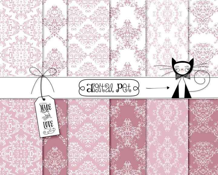 Partecipazioni carta damasco - 1