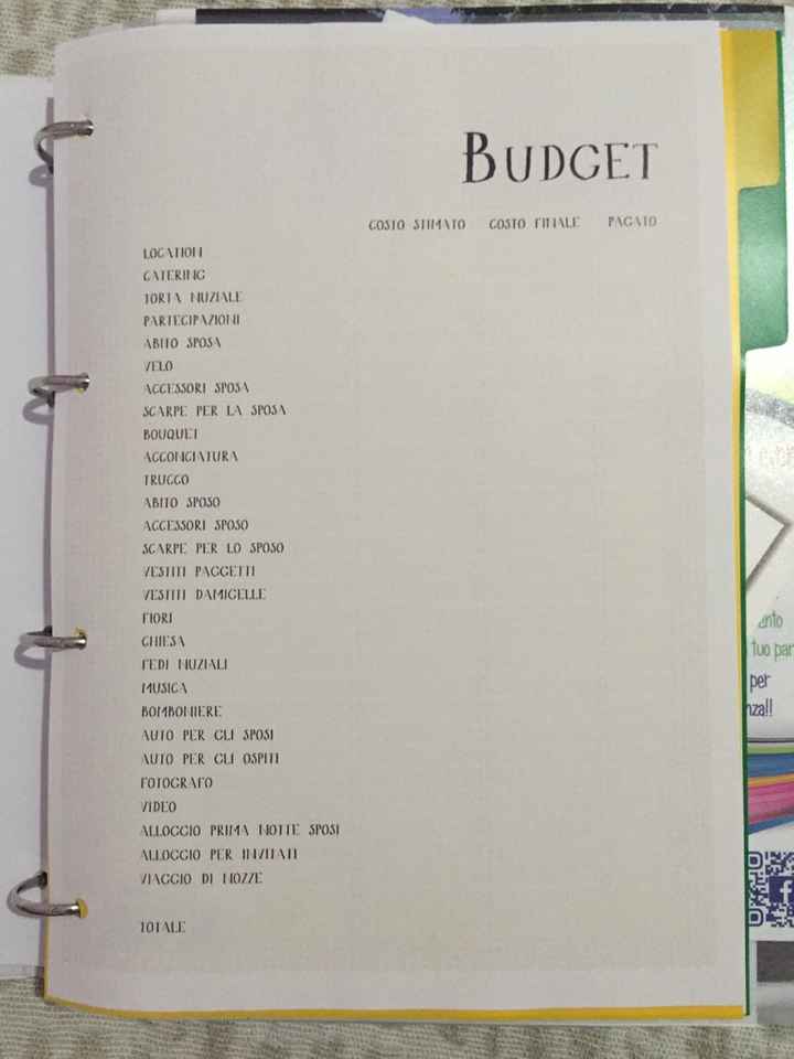 La mia agenda wedding planner - 7