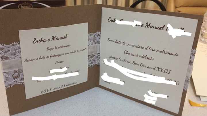 Partecipazioni fai da me😍 - 2