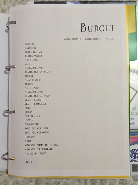 La mia agenda wedding planner - 7