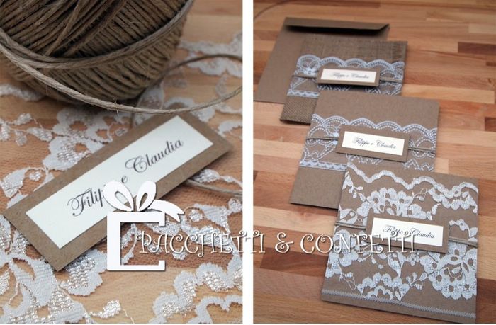 Partecipazioni con carta kraft - 1