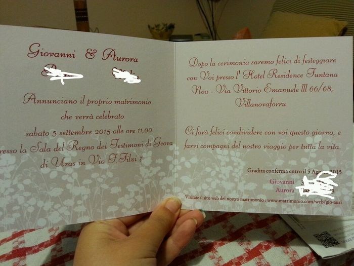 Ed ecco a voi le nostre partecipazioni! - 2