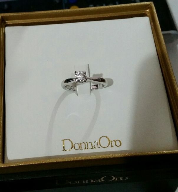 Curiosità: l'anello della proposta :-) - 1