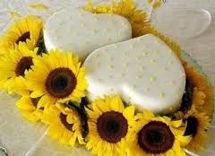 torta con girasoli