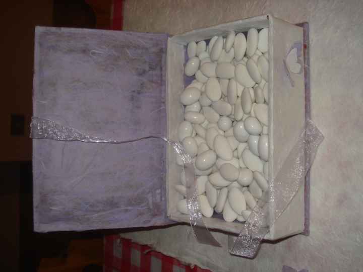 Scatola con confetti