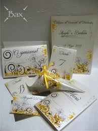 partecipazioni bianco e giallo