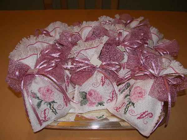 sacchettini a punto crose