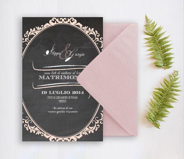 Partecipazioni shabby chic - 2