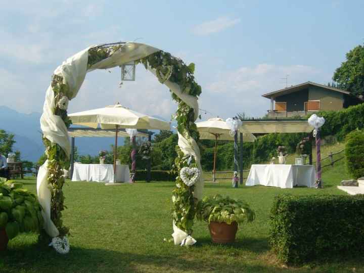 giardino aperitivo buffet