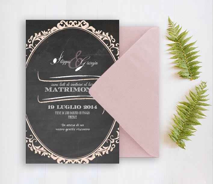 Partecipazioni shabby chic - 2