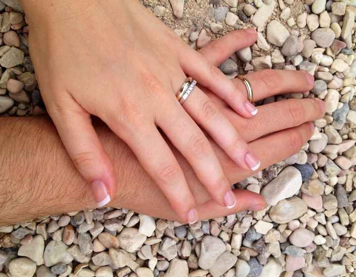 Foto delle vostre fedi indossate da voi! - 1