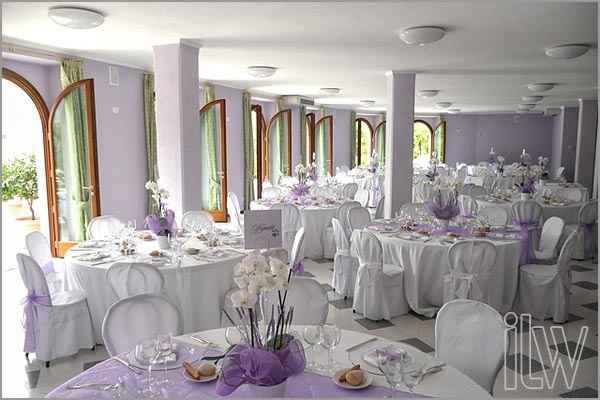 centrotavola sui tavoli