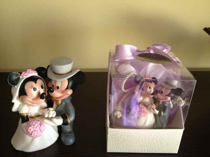 la mia bomboniera e... la cake topper!!